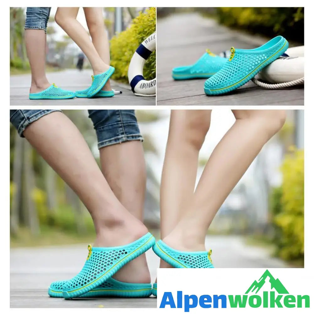 Alpenwolken - Sommerhausschuhe, Strandschuhe für Männer, Frauen