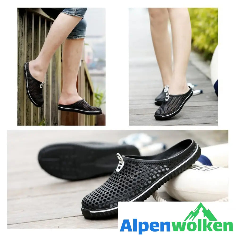 Alpenwolken - Sommerhausschuhe, Strandschuhe für Männer, Frauen