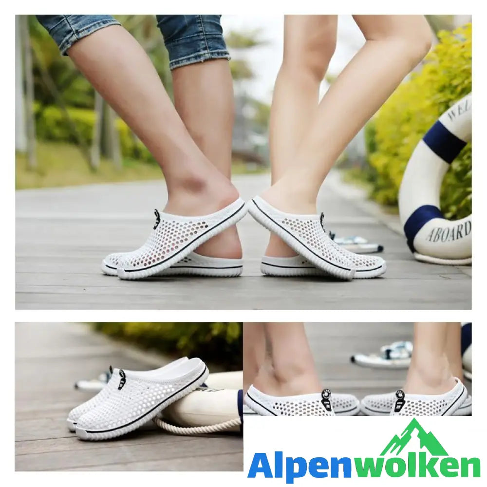 Alpenwolken - Sommerhausschuhe, Strandschuhe für Männer, Frauen