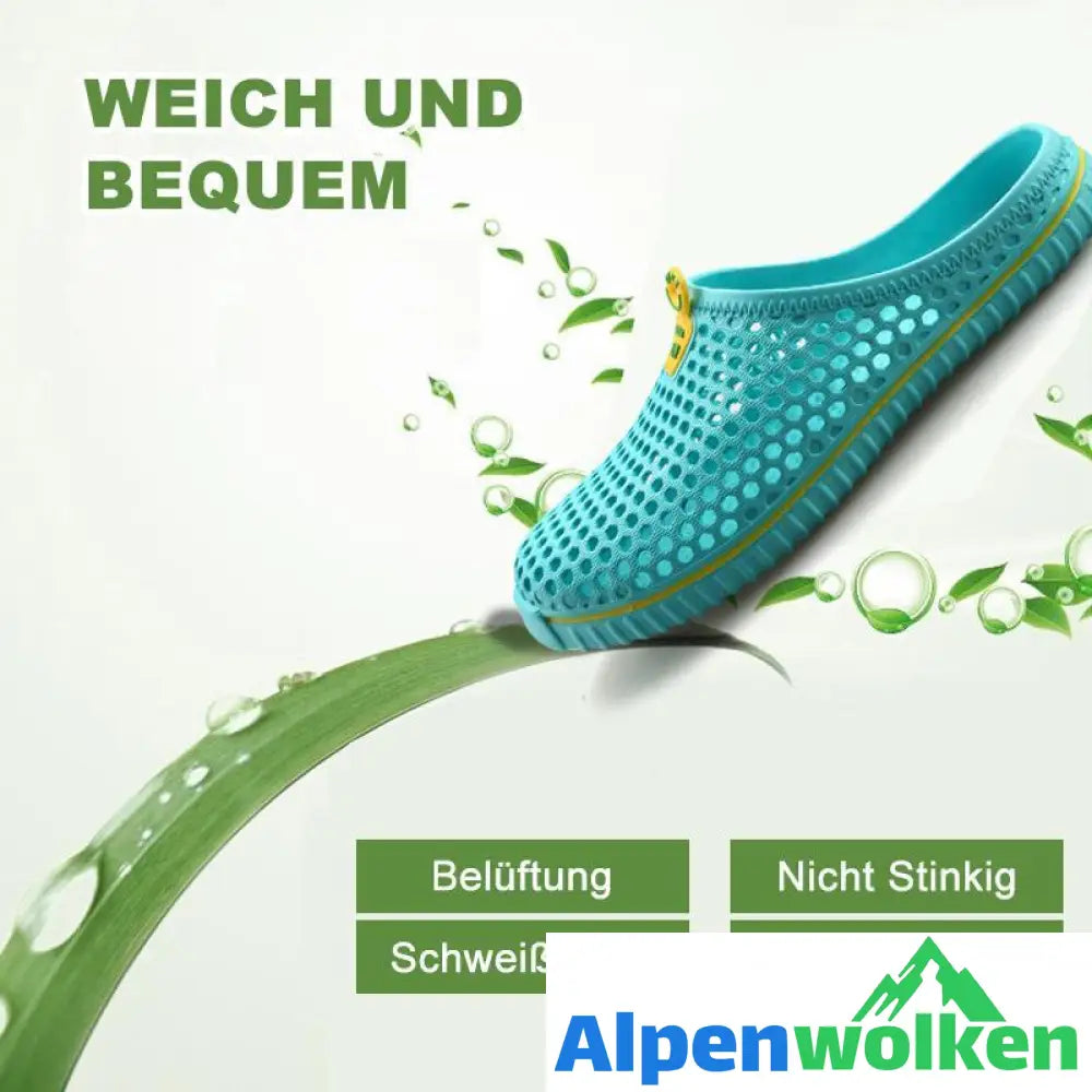 Alpenwolken - Sommerhausschuhe, Strandschuhe für Männer, Frauen