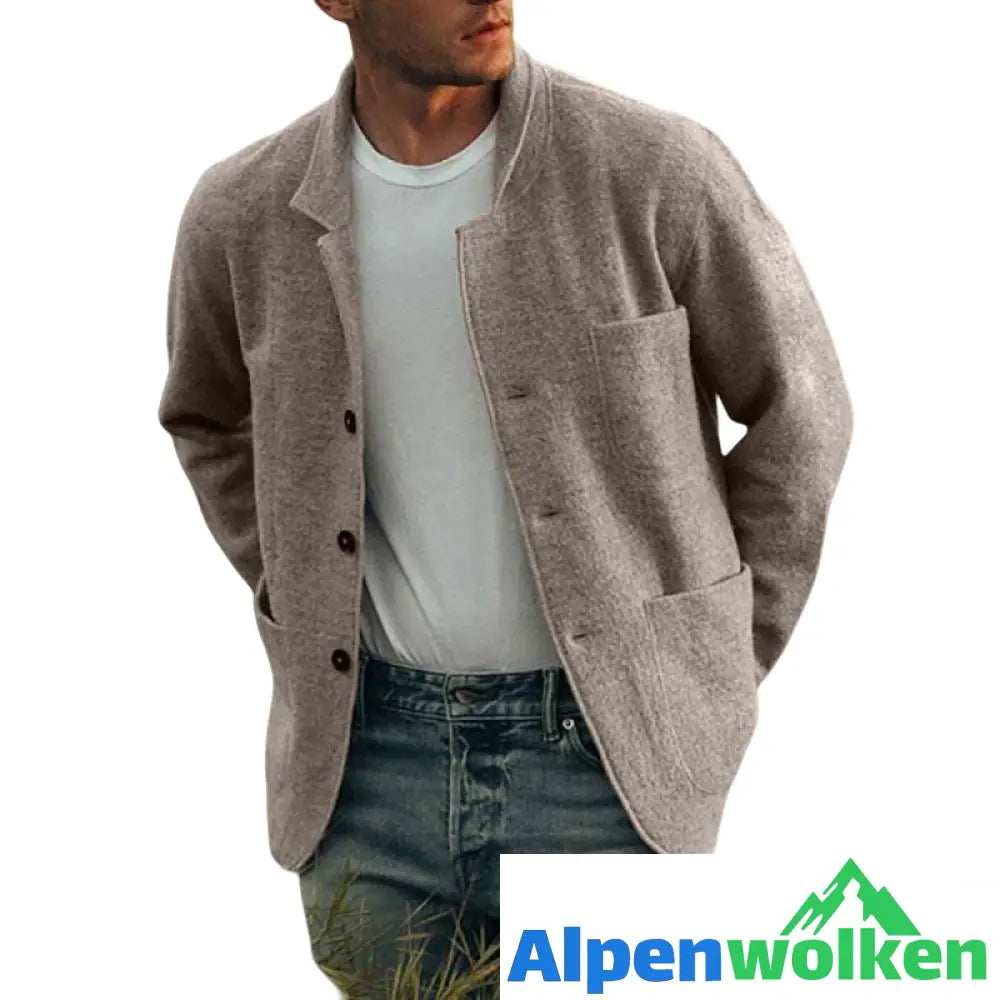 Alpenwolken - 🔥 Sommerspecial 🔥Einfarbige Freizeitjacke für Herren