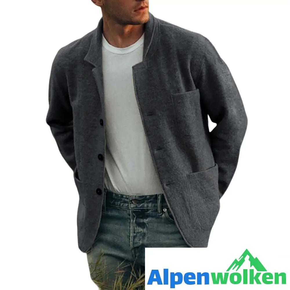 Alpenwolken - 🔥 Sommerspecial 🔥Einfarbige Freizeitjacke für Herren