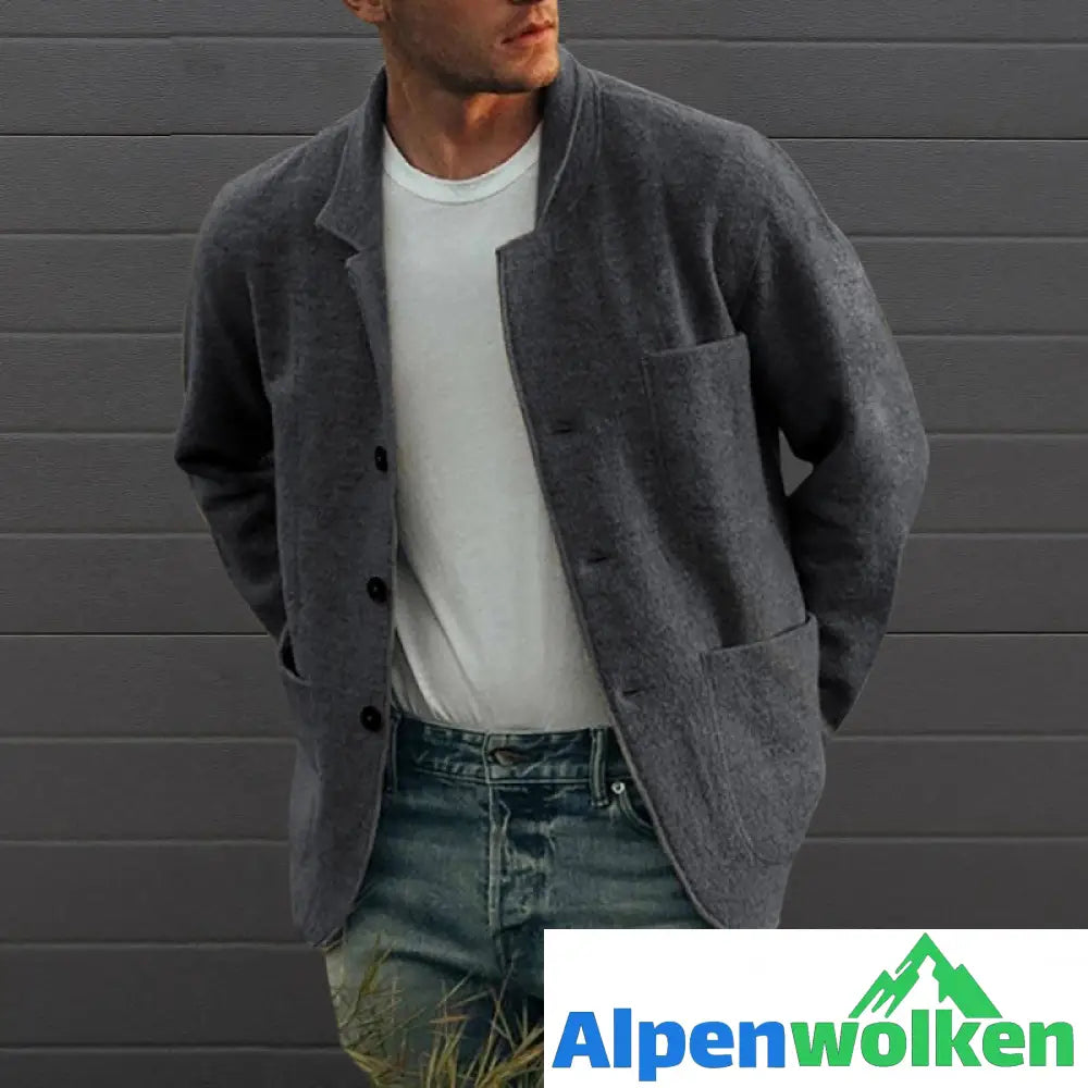 Alpenwolken - 🔥 Sommerspecial 🔥Einfarbige Freizeitjacke für Herren