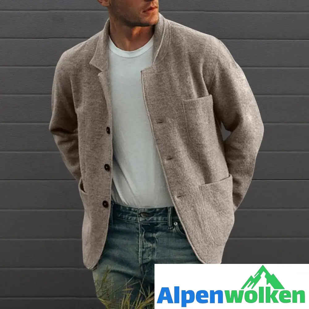 Alpenwolken - 🔥 Sommerspecial 🔥Einfarbige Freizeitjacke für Herren