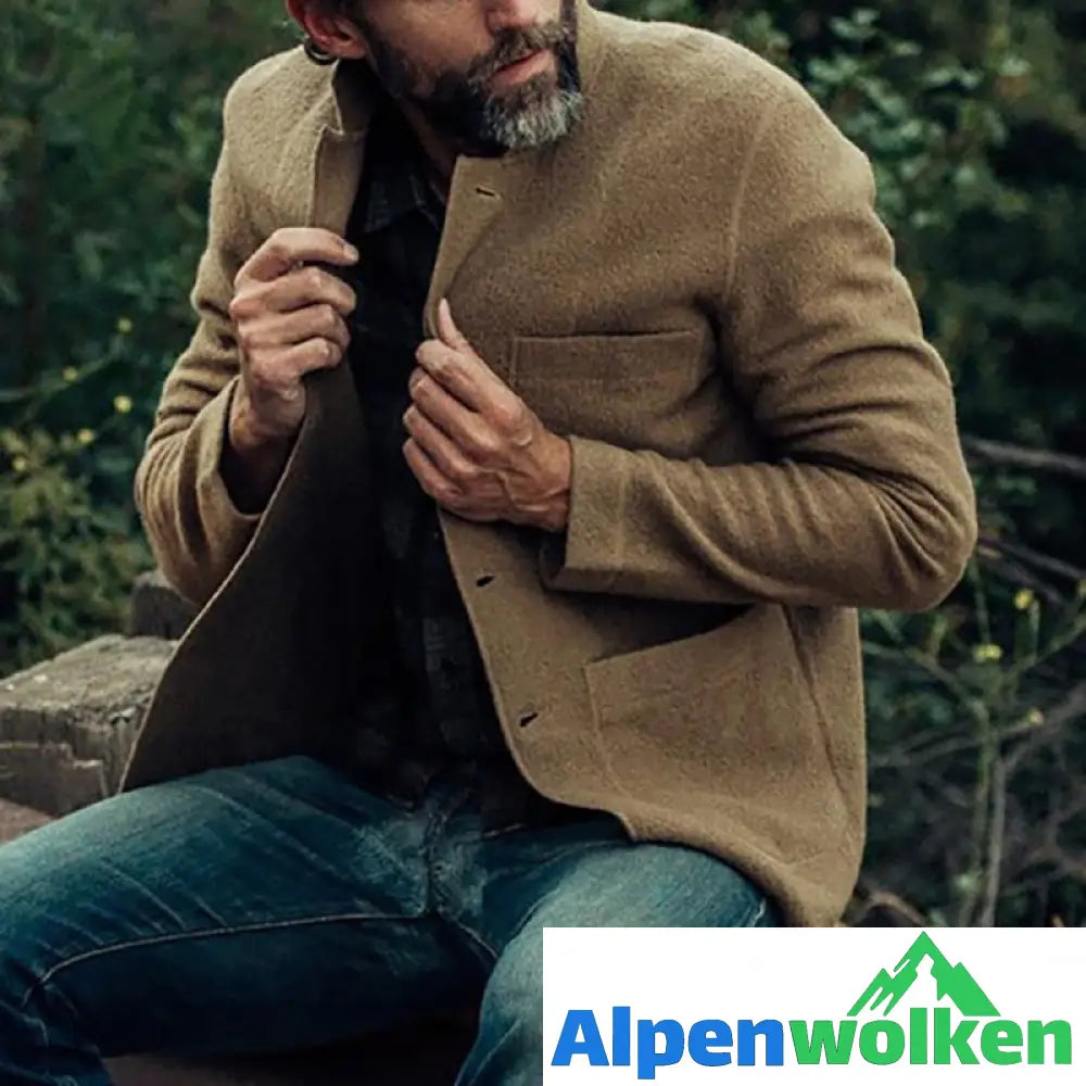 Alpenwolken - 🔥 Sommerspecial 🔥Einfarbige Freizeitjacke für Herren