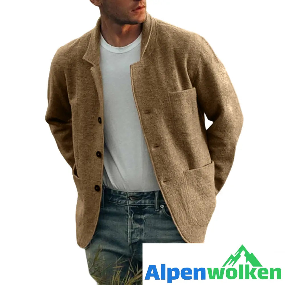 Alpenwolken - 🔥 Sommerspecial 🔥Einfarbige Freizeitjacke für Herren