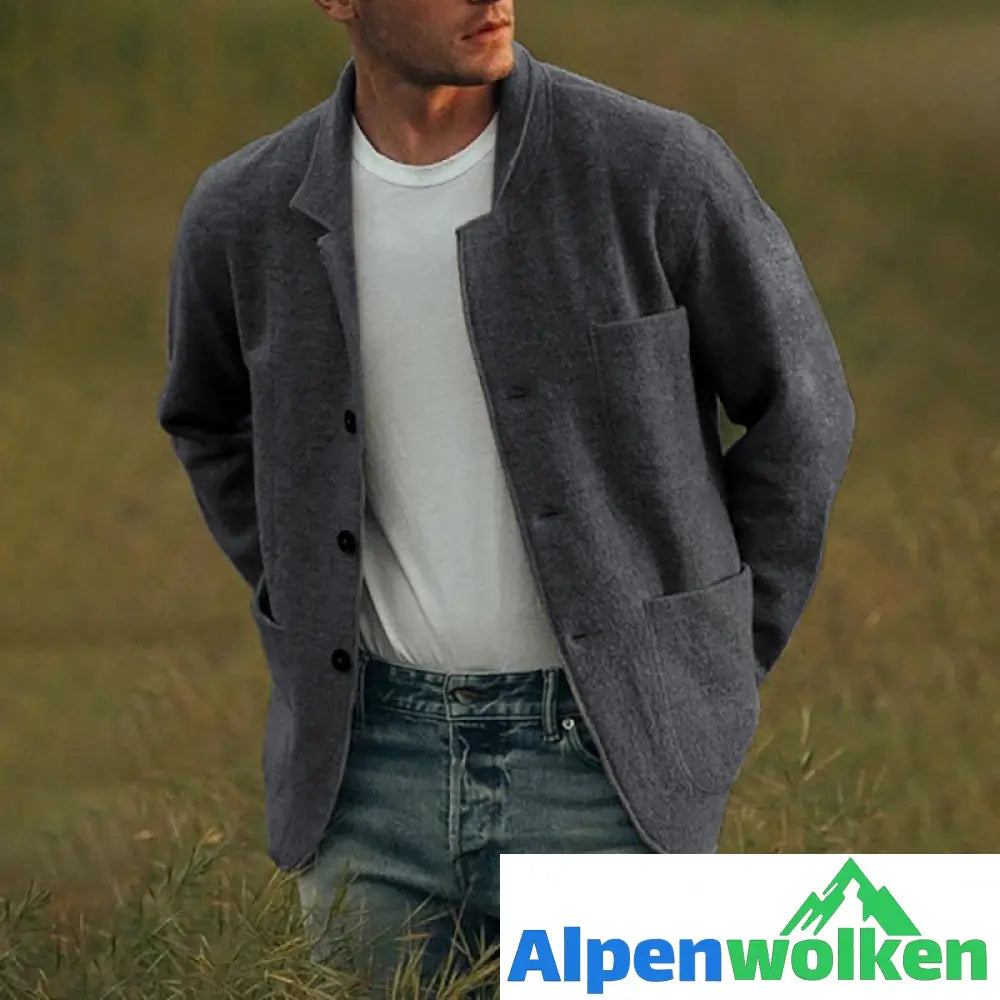 Alpenwolken - 🔥 Sommerspecial 🔥Einfarbige Freizeitjacke für Herren