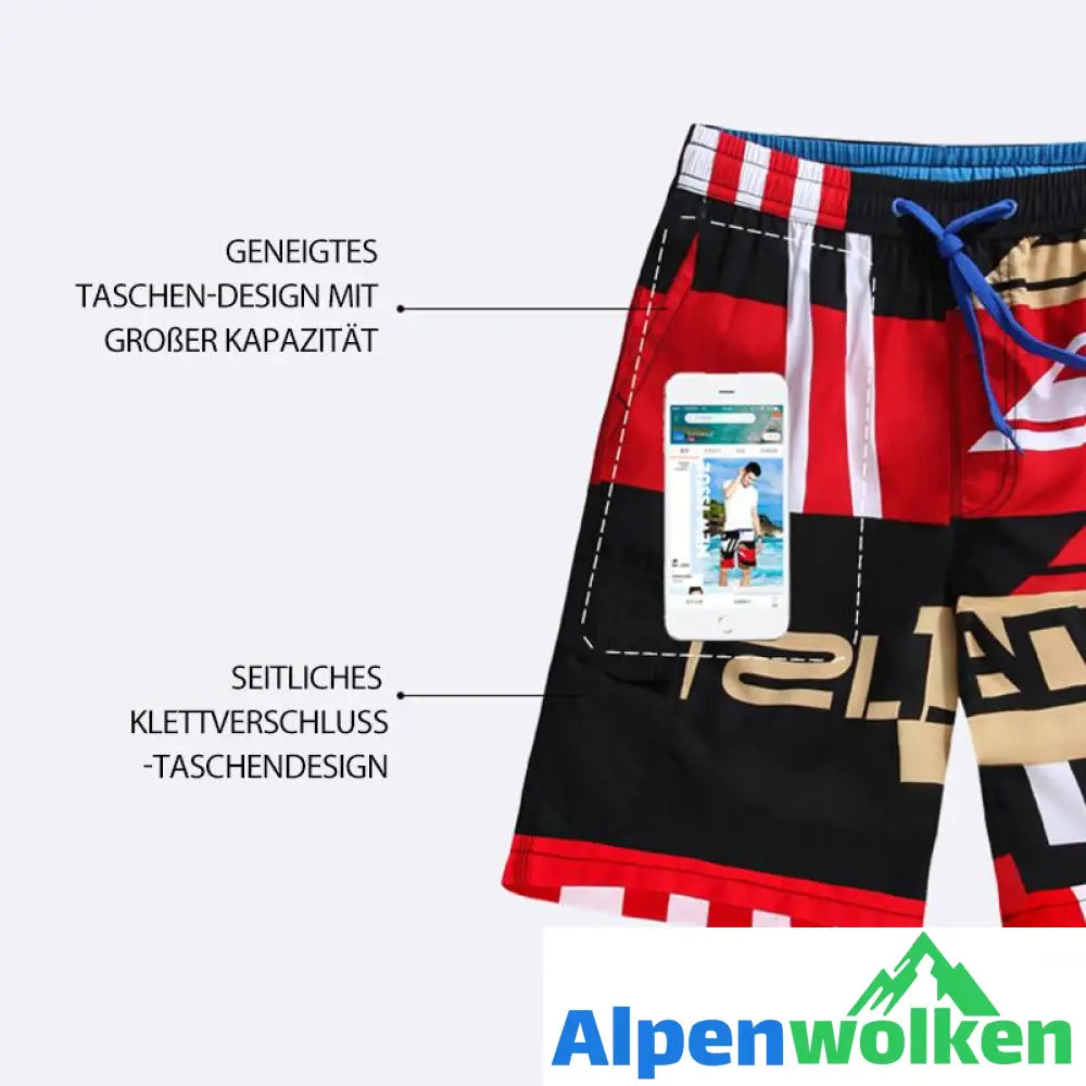 Alpenwolken - Sommersport- und Freizeit-Shorts