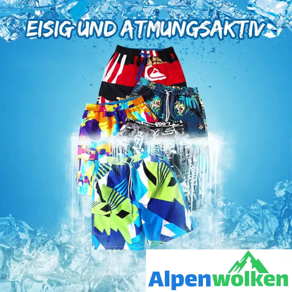 Alpenwolken - Sommersport- und Freizeit-Shorts