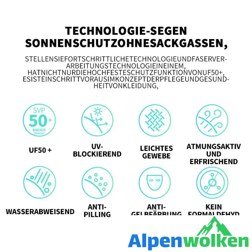 Alpenwolken - Sonnenschutzkleidung