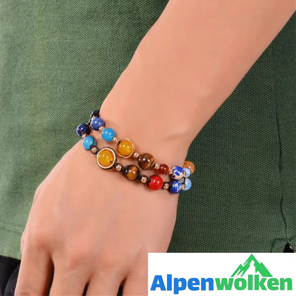 Alpenwolken - Sonnensystem Armband