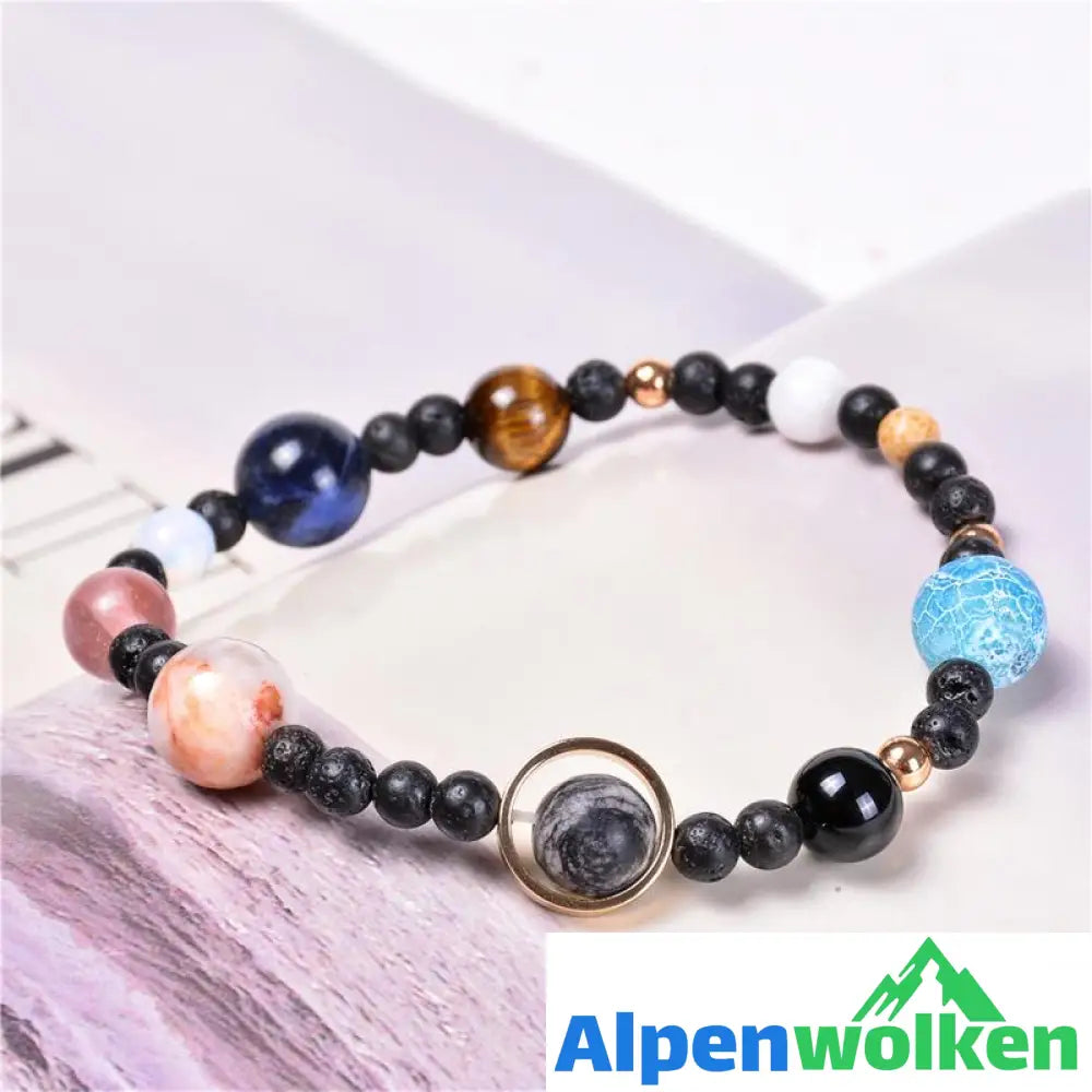 Alpenwolken - Sonnensystem Armband