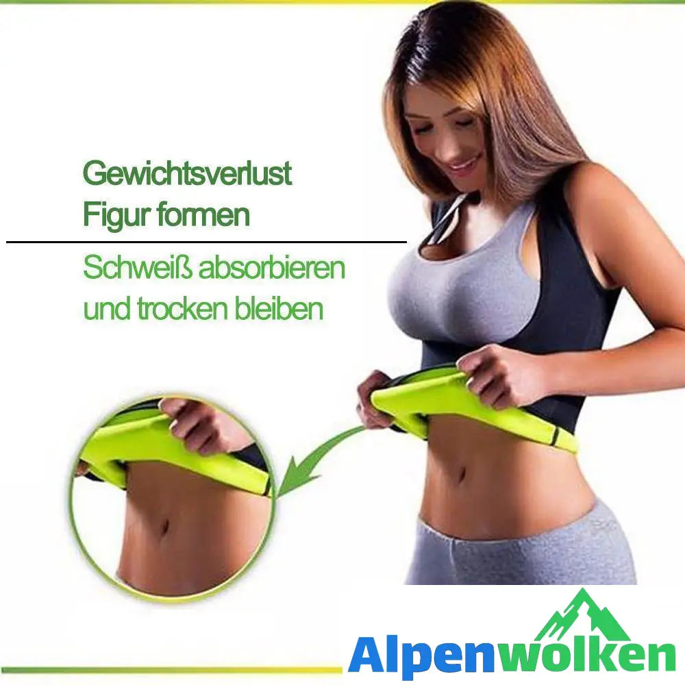 Alpenwolken - Spandex Sauna Gewichtsverlust Taille Trainingsweste