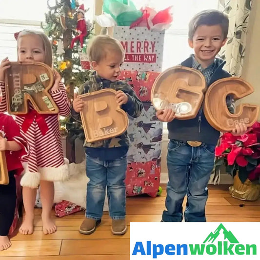 Alpenwolken - Sparschwein-Geschenk für Kinder