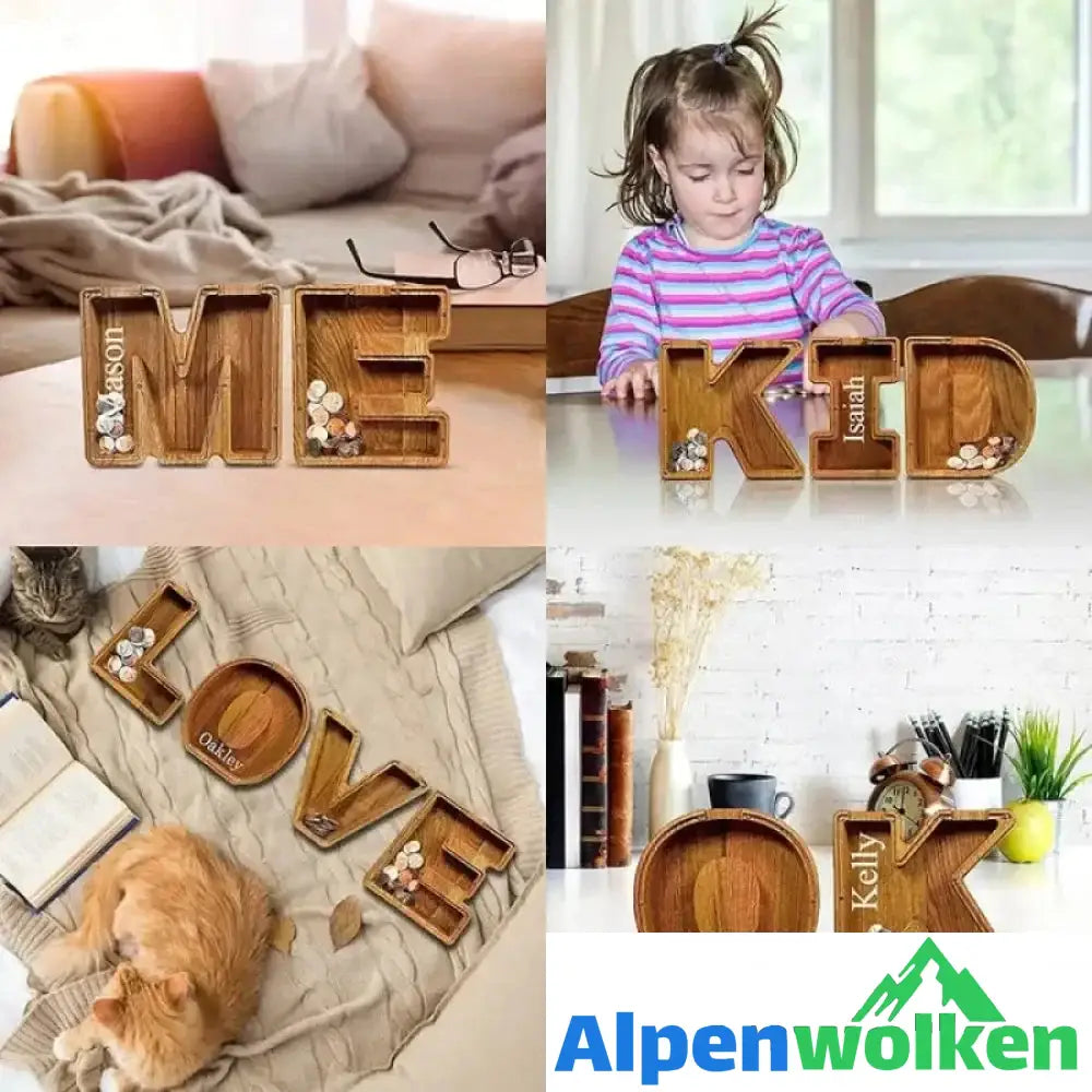 Alpenwolken - Sparschwein-Geschenk für Kinder