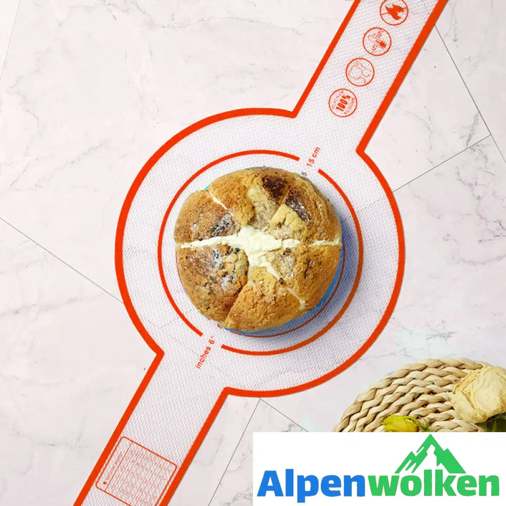 Alpenwolken - Speziell ausgewähltes Platin-Silikon - Backmatte für Dutch Oven