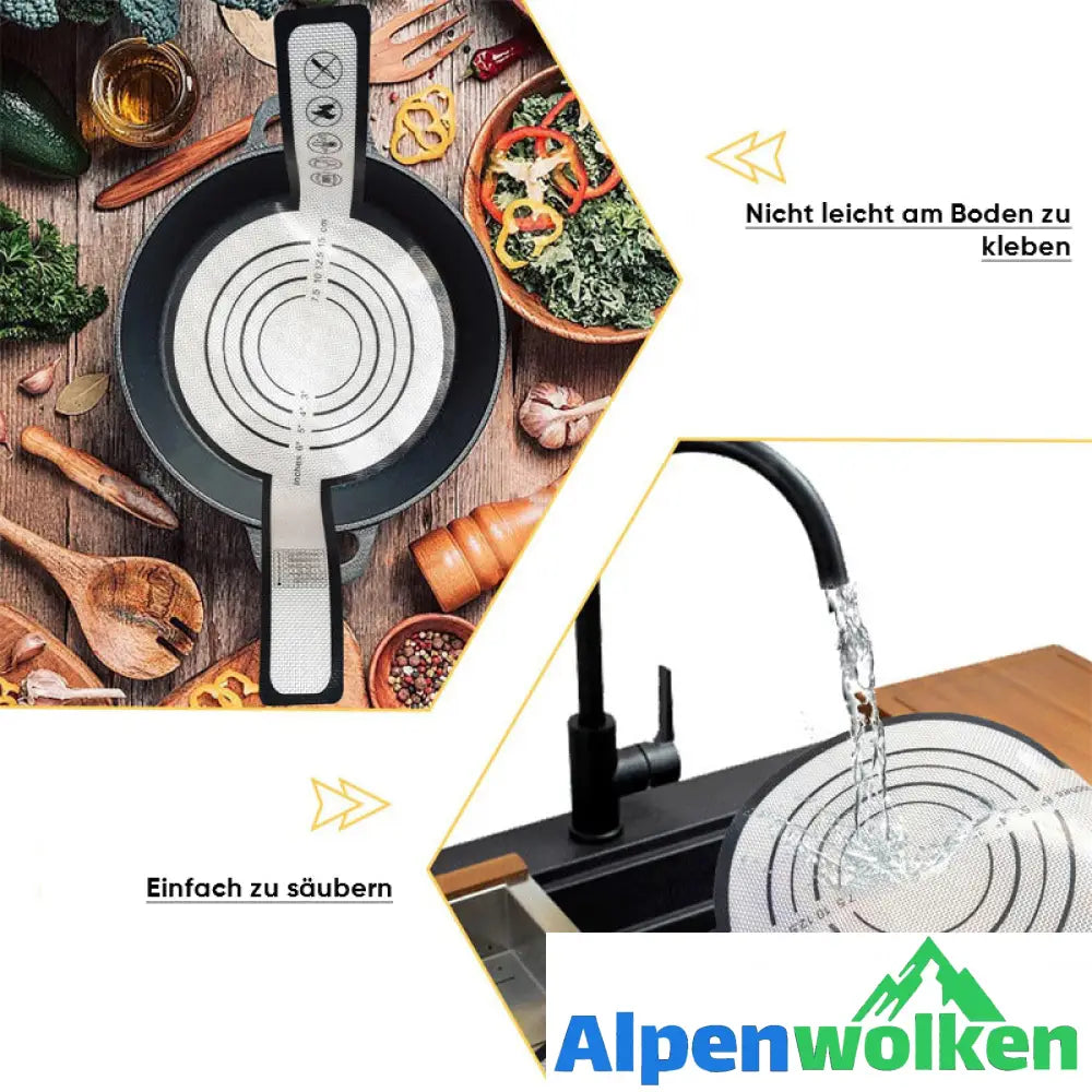 Alpenwolken - Speziell ausgewähltes Platin-Silikon - Backmatte für Dutch Oven