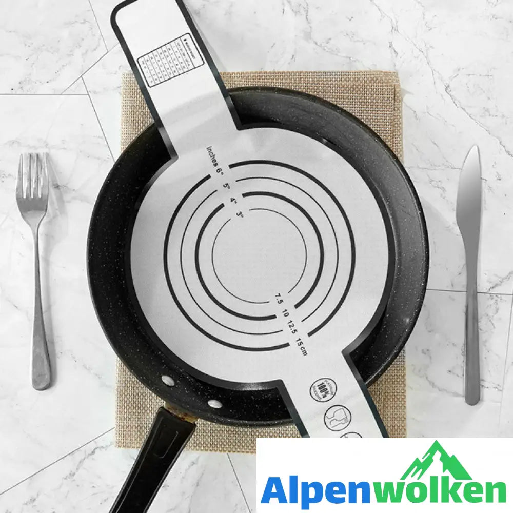 Alpenwolken - Speziell ausgewähltes Platin-Silikon - Backmatte für Dutch Oven