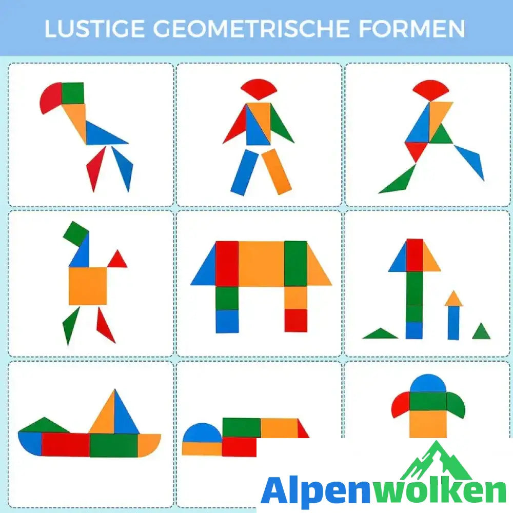 Alpenwolken - 🖼️🎨Spielzeug für Kinder mit Formgefühl🖼️