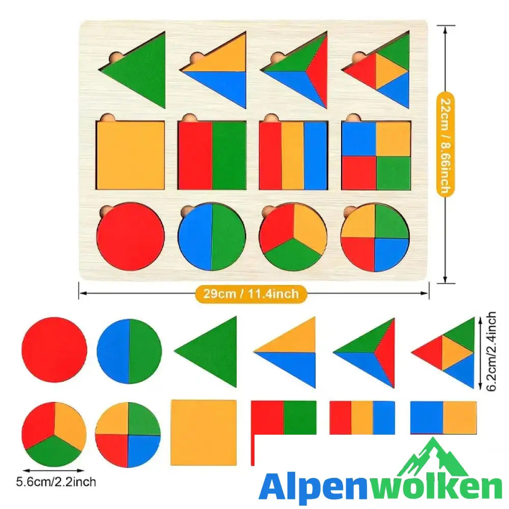 Alpenwolken - 🖼️🎨Spielzeug für Kinder mit Formgefühl🖼️