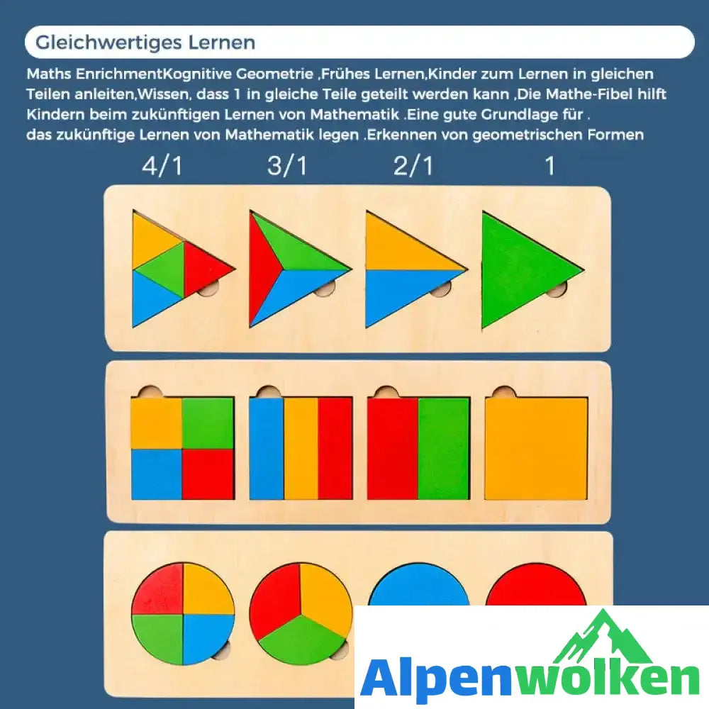 Alpenwolken - 🖼️🎨Spielzeug für Kinder mit Formgefühl🖼️