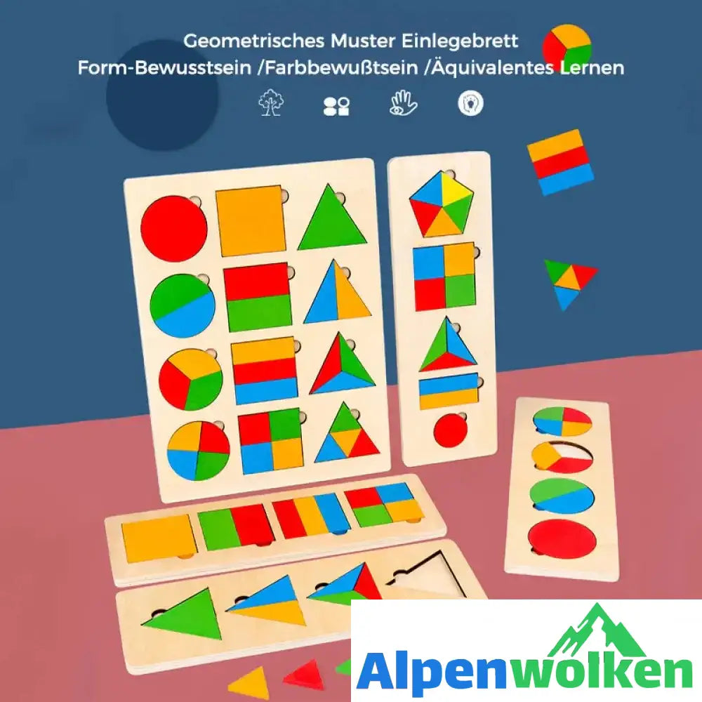 Alpenwolken - 🖼️🎨Spielzeug für Kinder mit Formgefühl🖼️