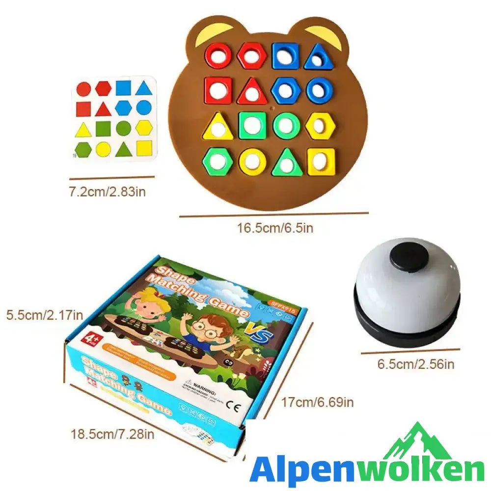 Alpenwolken - Spielzeuge für Kinder zum Formenlernen