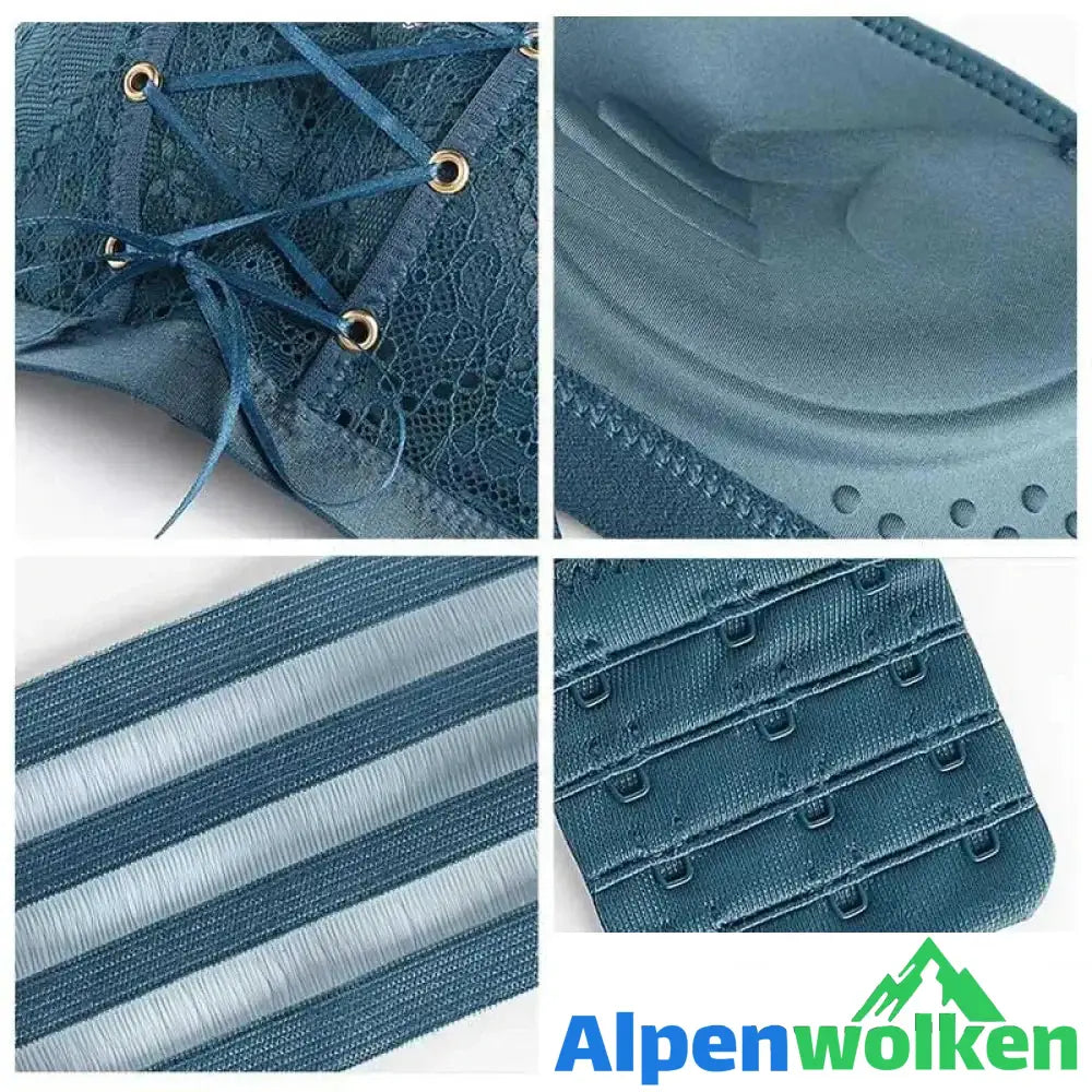 Alpenwolken - Spitze trägerloses Bandeau | festival outfit