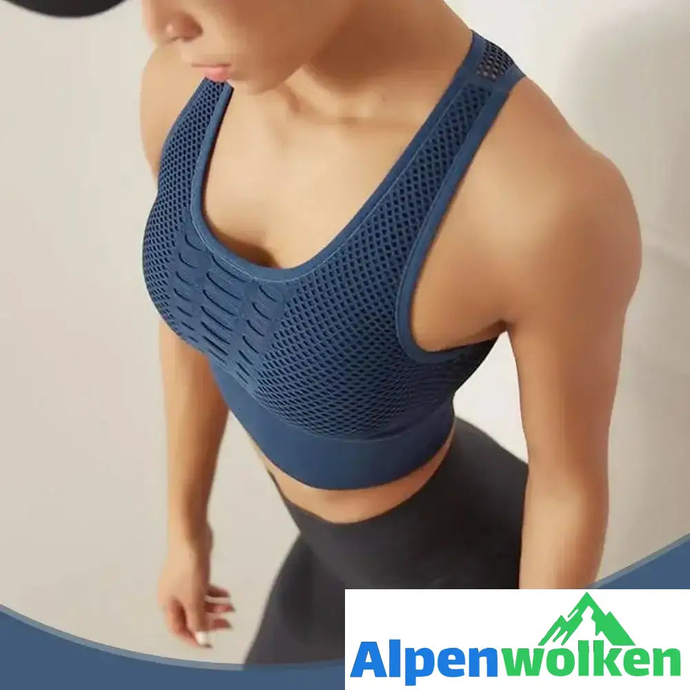 Alpenwolken - Sport Fitness Crop Top BH