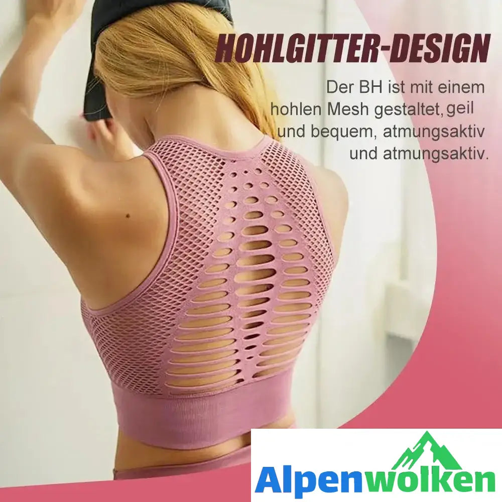 Alpenwolken - Sport Fitness Crop Top BH