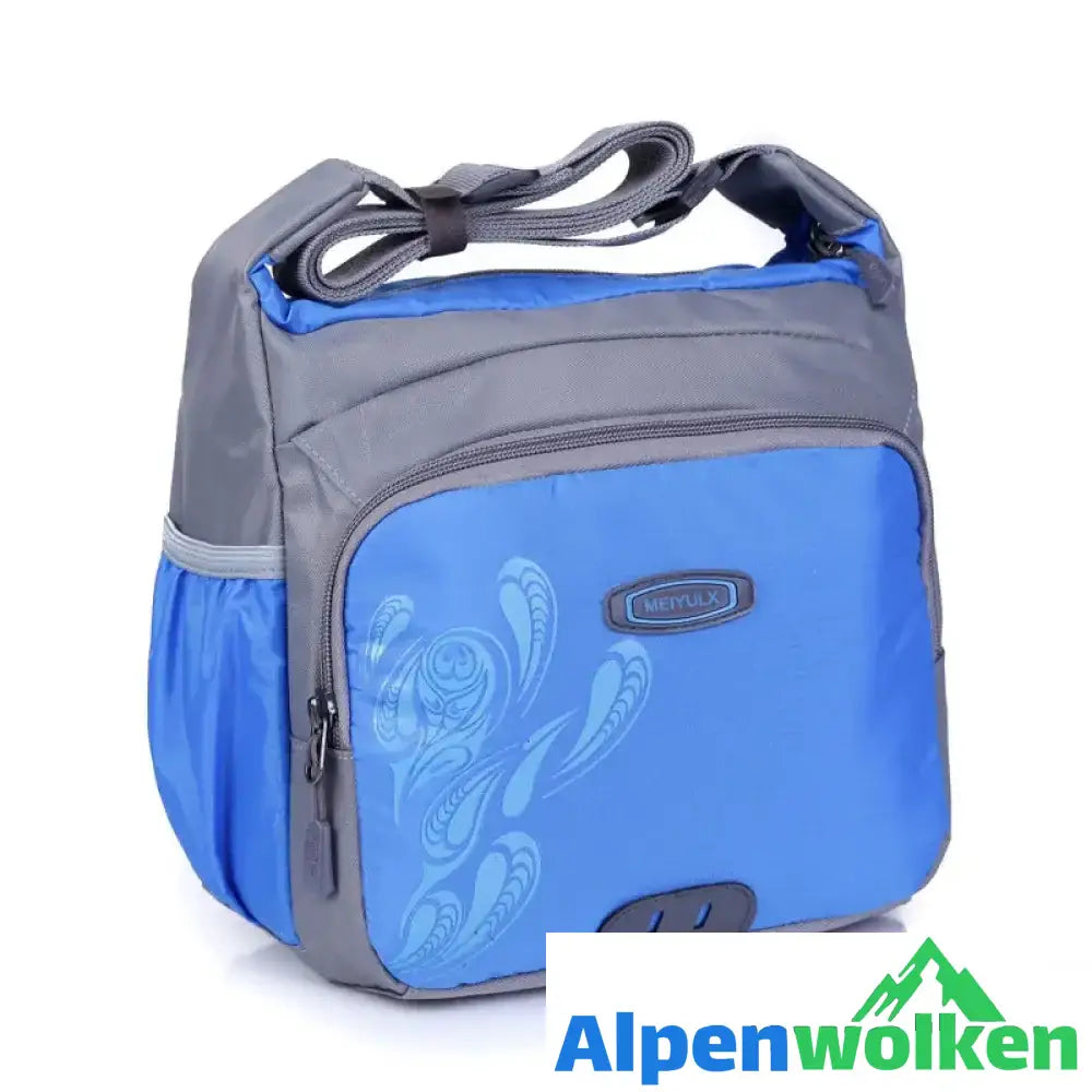 Alpenwolken - Sportlich Lässige Umhängetasche Für Damen blau