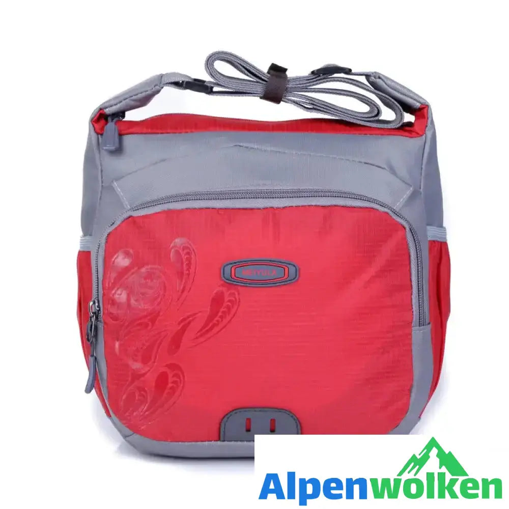 Alpenwolken - Sportlich Lässige Umhängetasche Für Damen rot