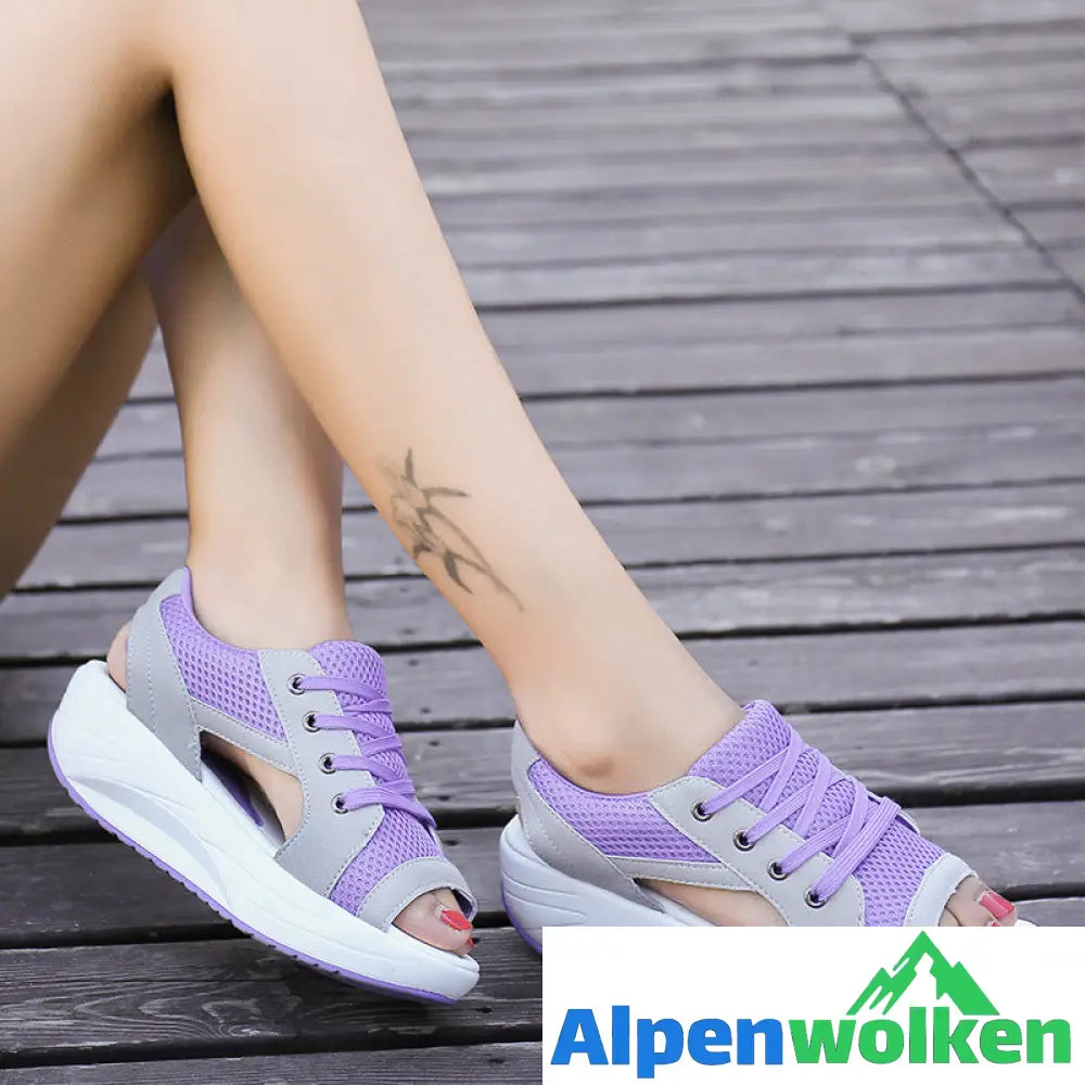 Alpenwolken - 🌈🌸Sportliche Freizeitschuhe für Damen mit dicker Sohle🎶✨