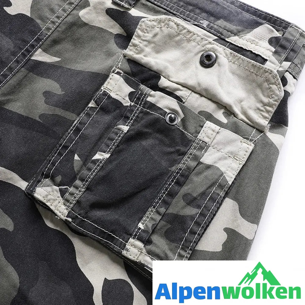 Alpenwolken - Sportshorts Mit mehreren Taschen Für Herren