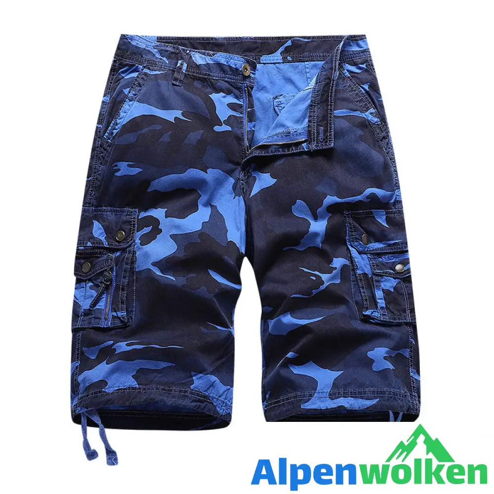 Alpenwolken - Sportshorts Mit mehreren Taschen Für Herren