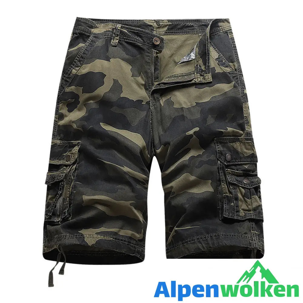 Alpenwolken - Sportshorts Mit mehreren Taschen Für Herren