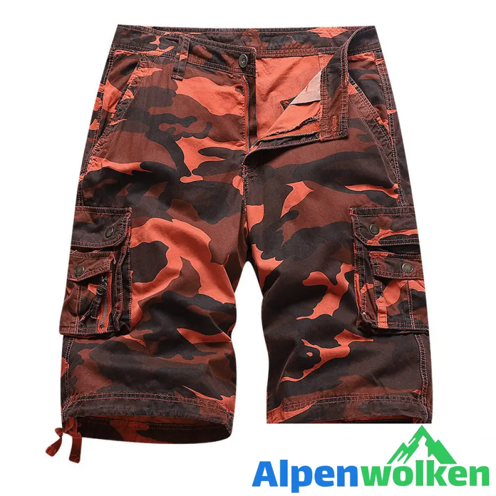 Alpenwolken - Sportshorts Mit mehreren Taschen Für Herren