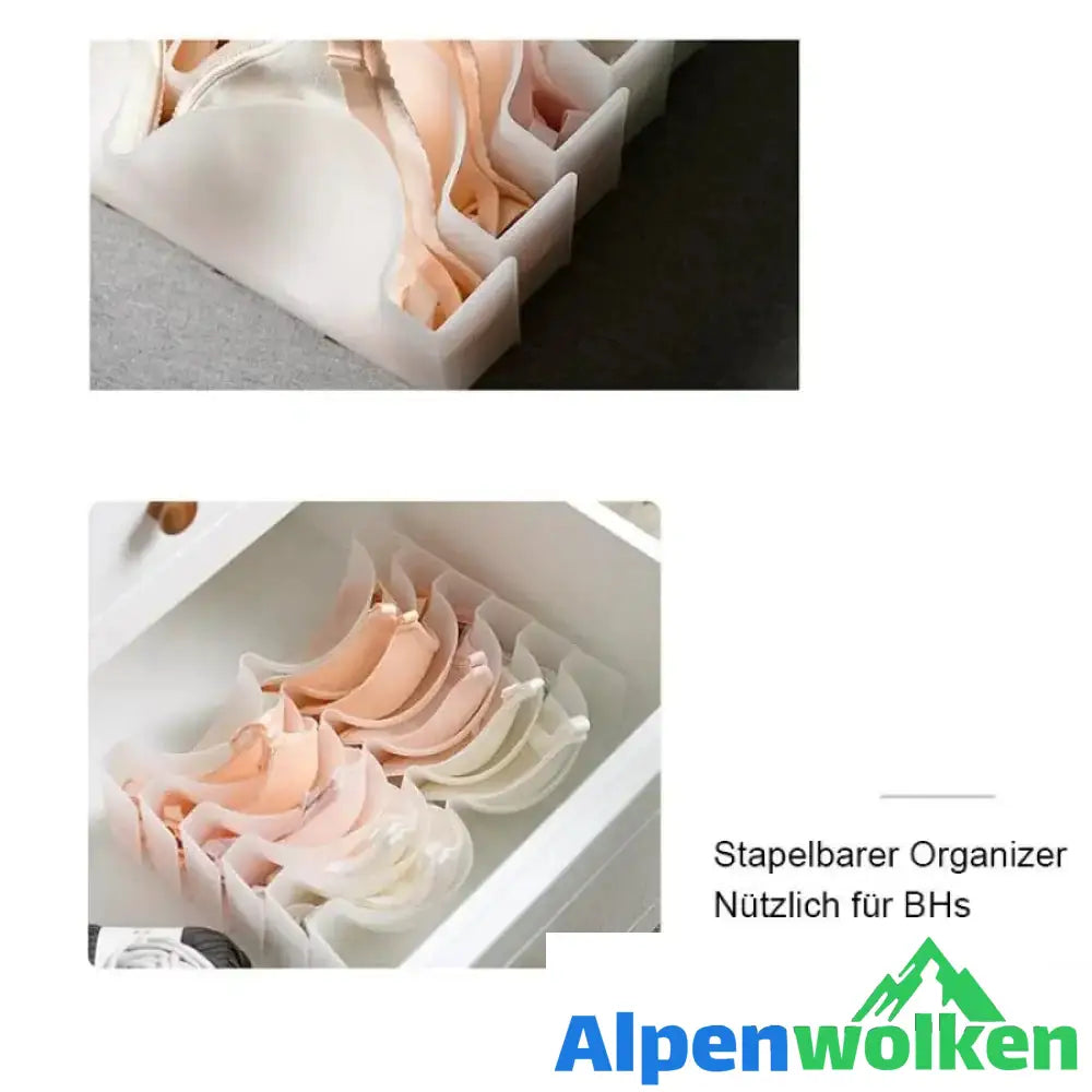 Alpenwolken - Stapelbarer BH Organizer