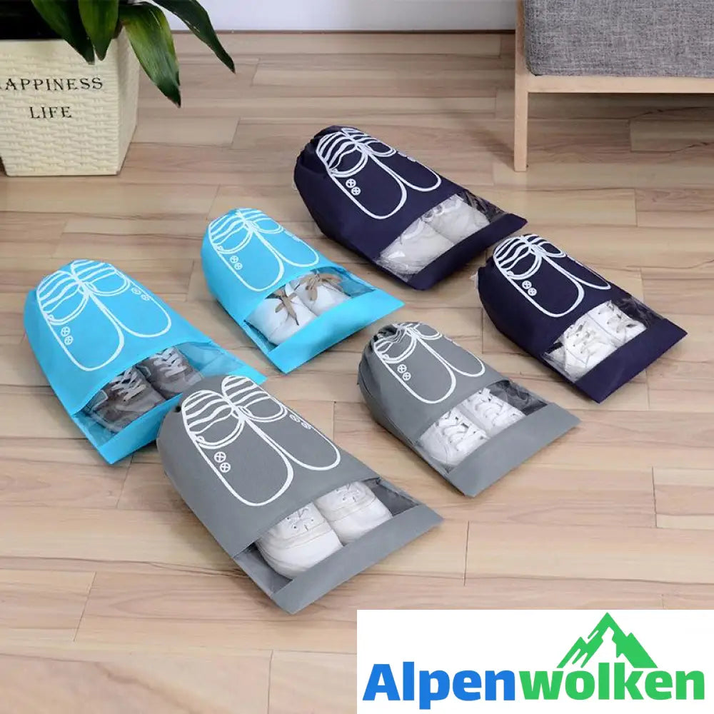 Alpenwolken - Staubdichte Kordelzug Schuhe Aufbewahrungstasche, 6PCs