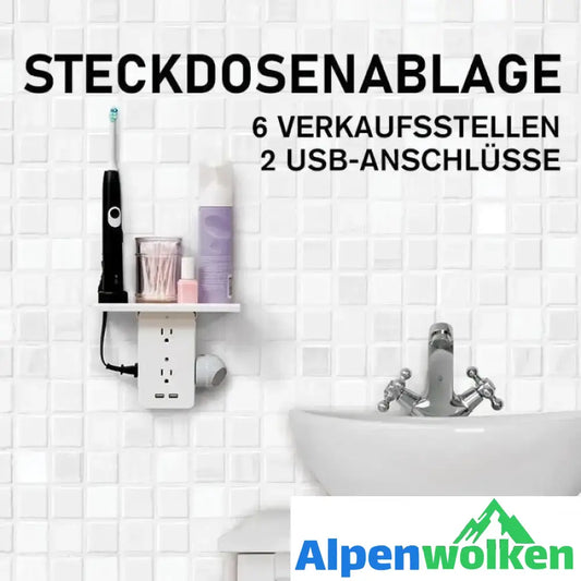 Alpenwolken - Steckdosenablage