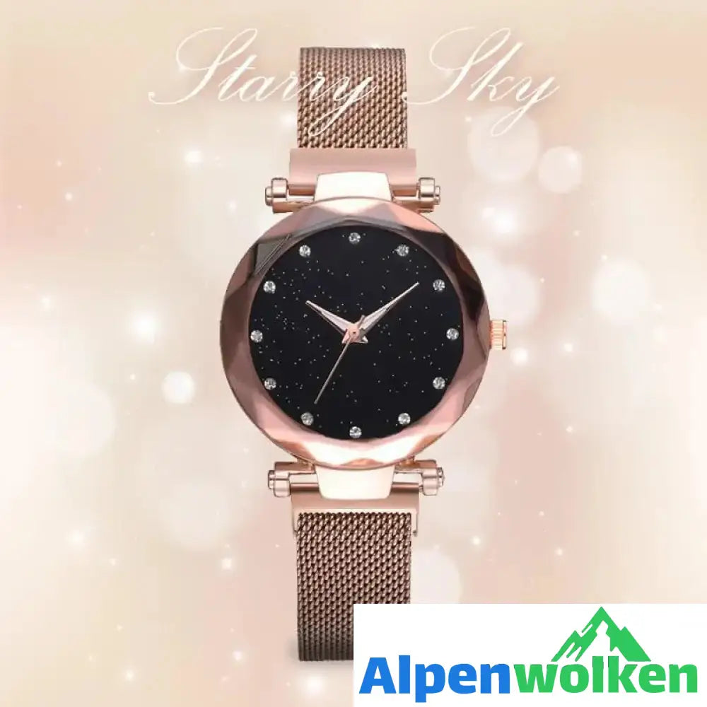 Alpenwolken - Sternenhimmel Uhr Perfekte Geschenkidee