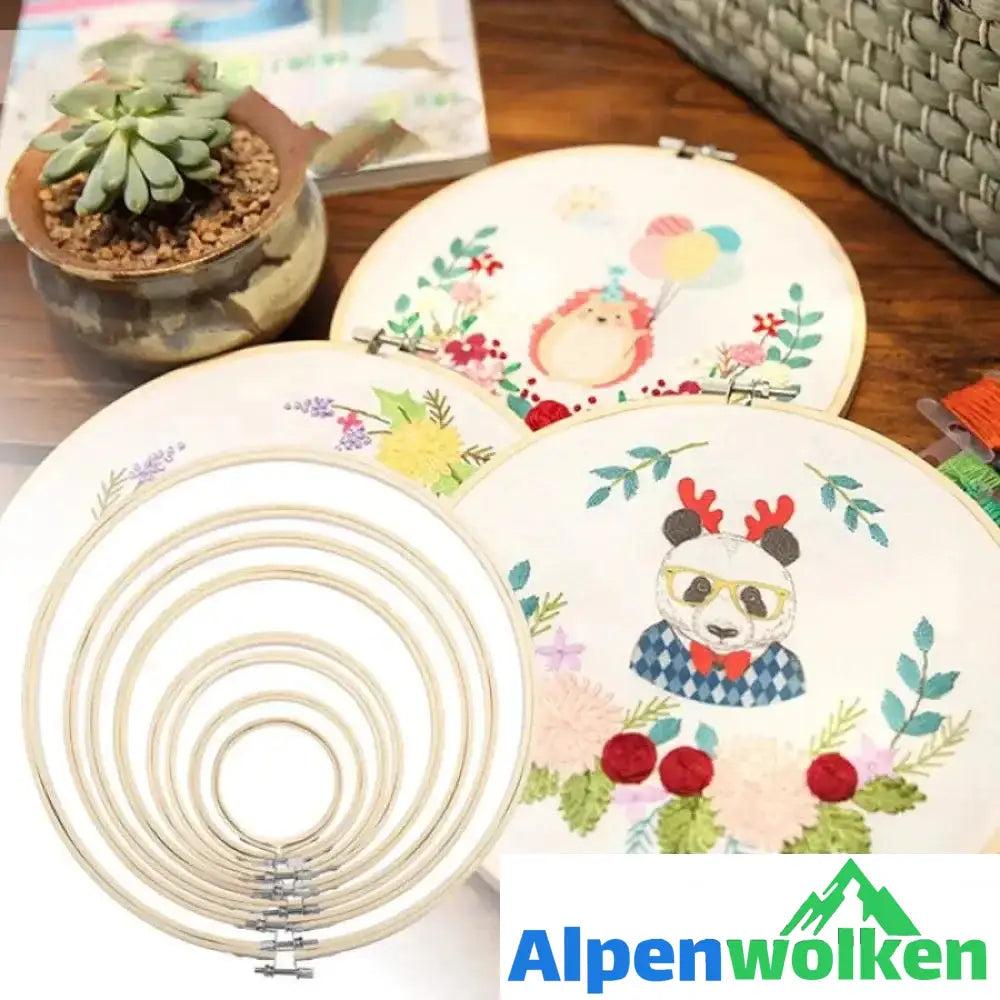 Alpenwolken - Stickerei Stretch Set