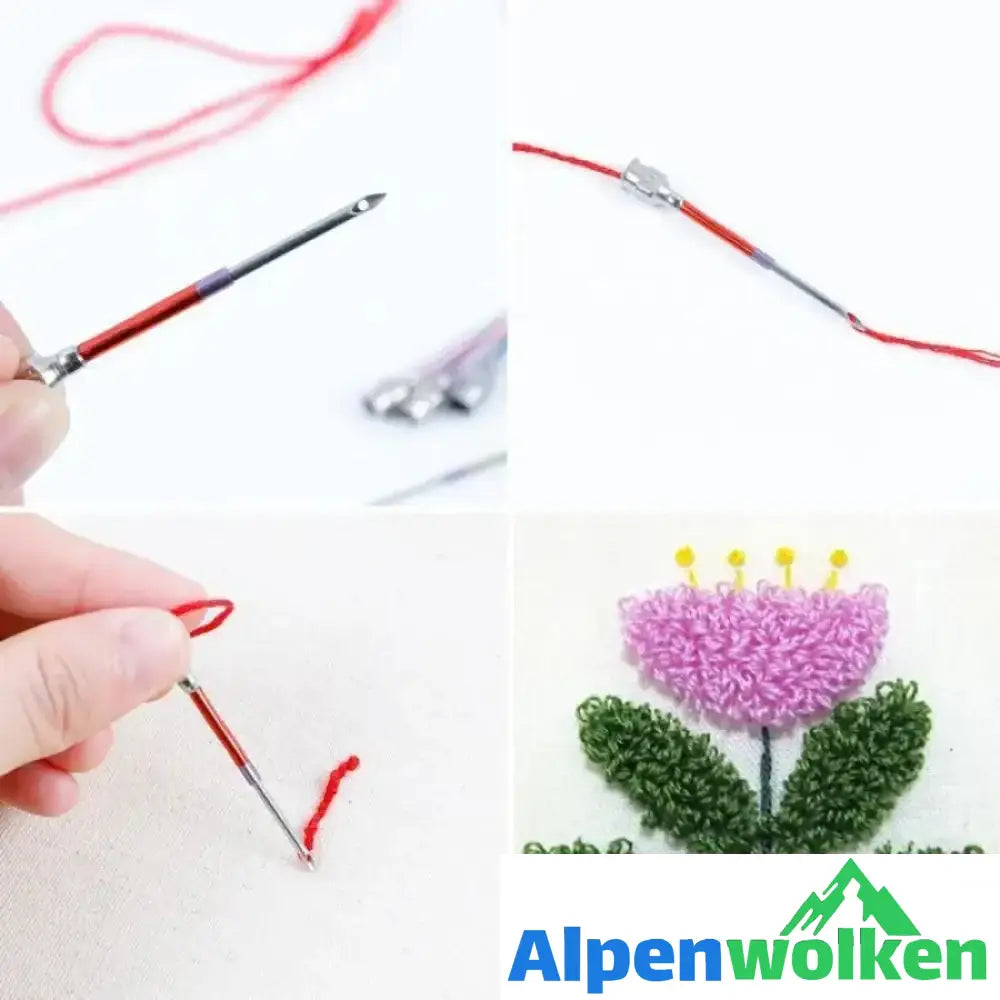 Alpenwolken - Sticknadel Set