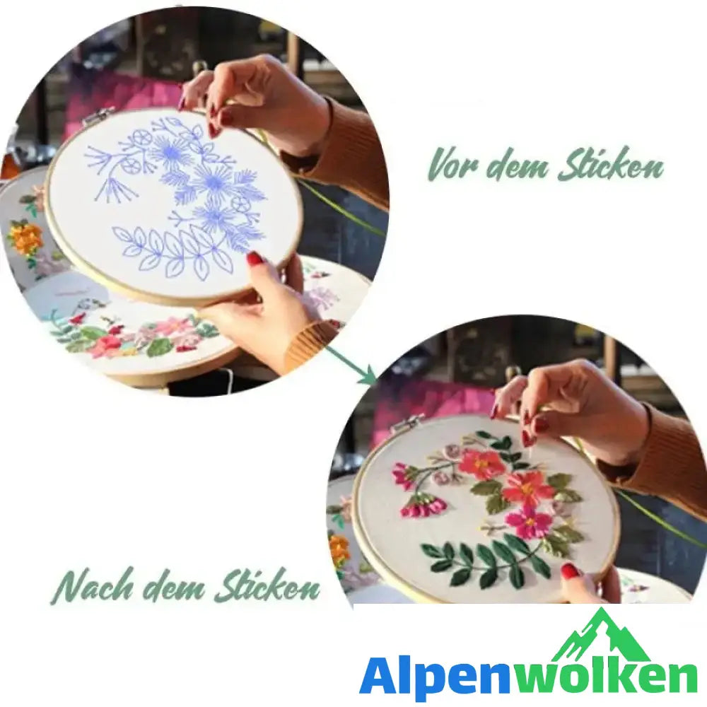 Alpenwolken - Stickstarter Set