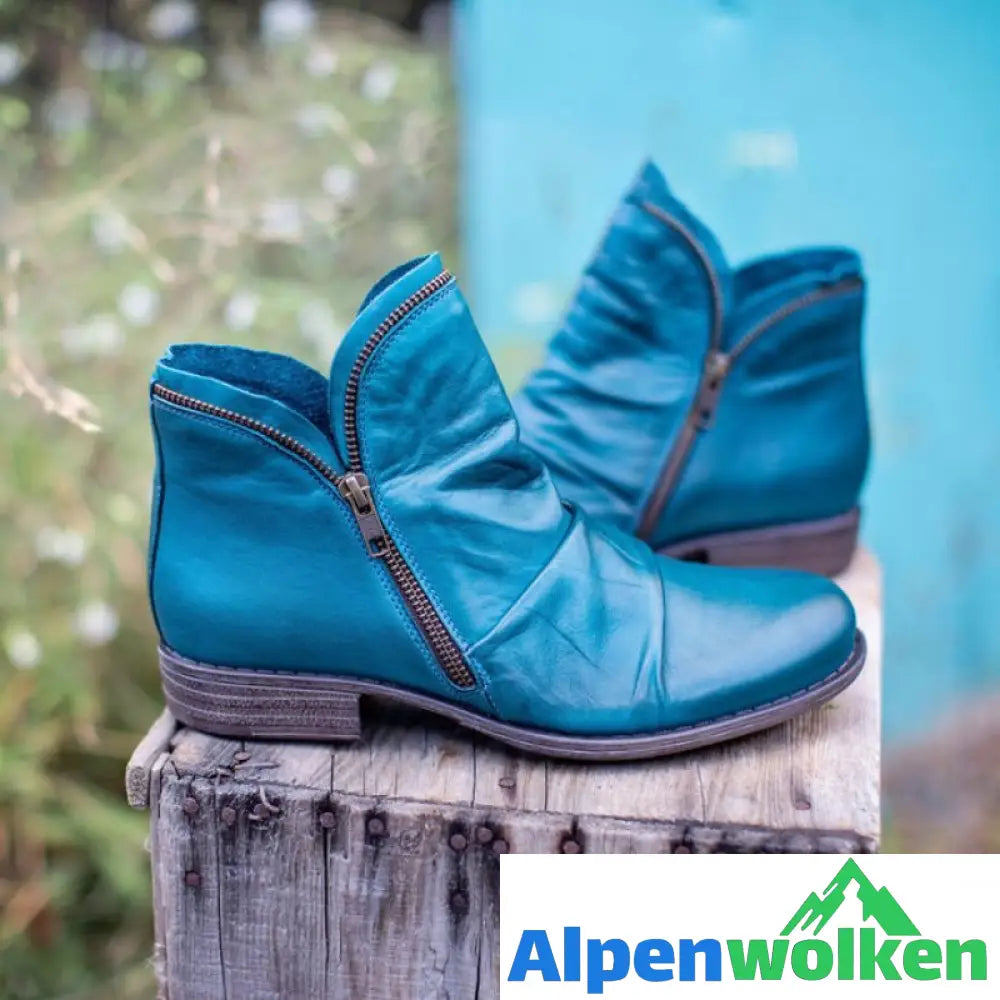 Alpenwolken - Stiefel - Schick und bequem Blau