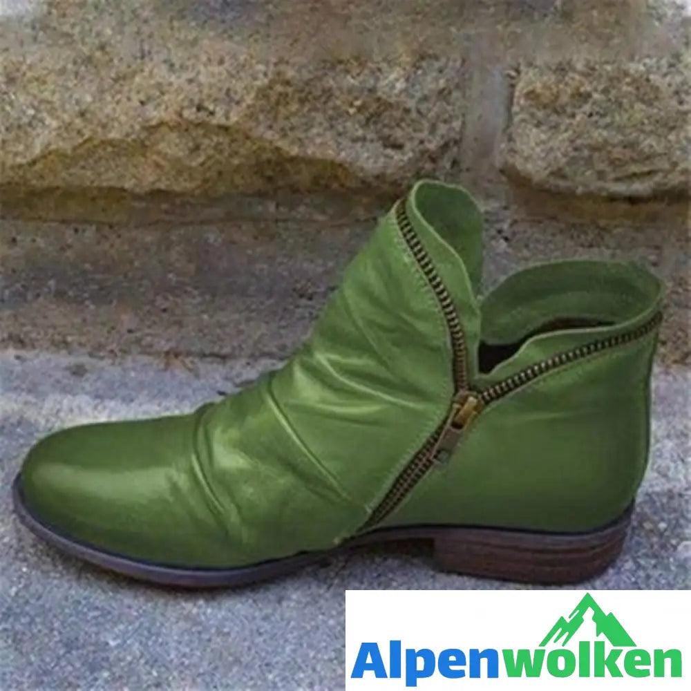 Alpenwolken - Stiefel - Schick und bequem Grün