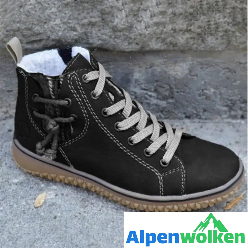 Alpenwolken - Stiefeletten SANTORINISCH SCHWARZ