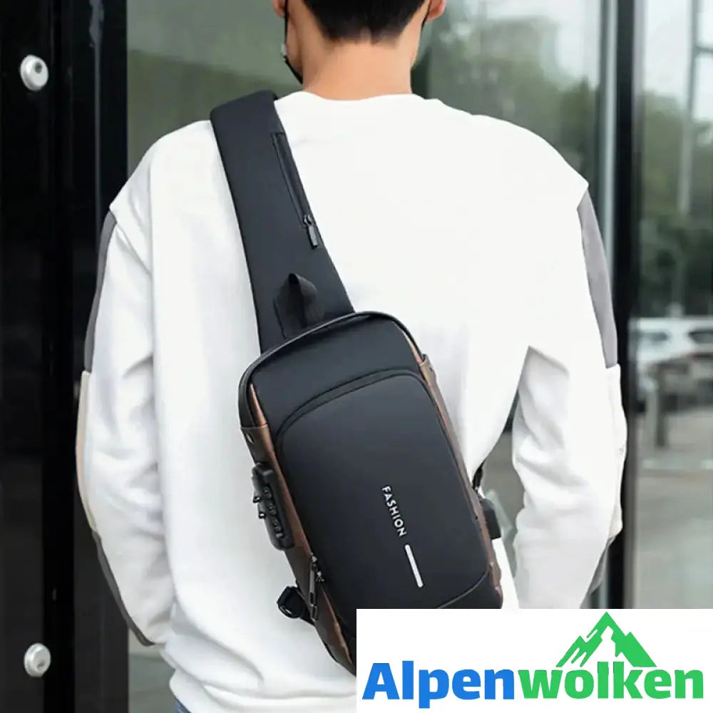 Alpenwolken - Stilvolle Sport-Brusttasche Für Herren