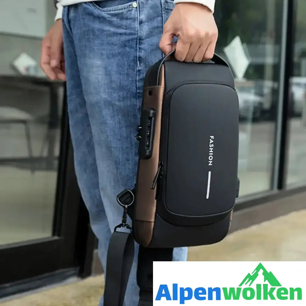 Alpenwolken - Stilvolle Sport-Brusttasche Für Herren