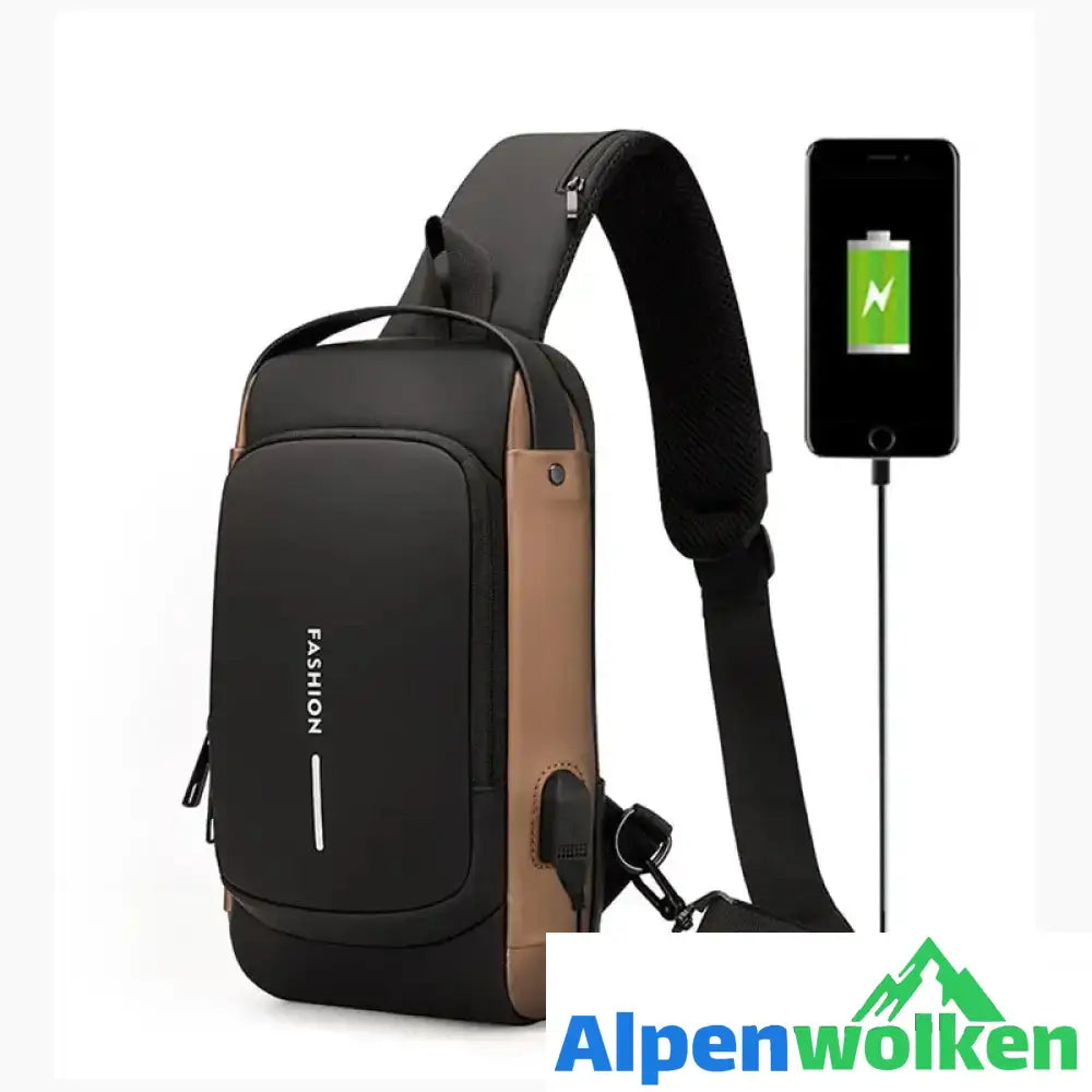 Alpenwolken - Stilvolle Sport-Brusttasche Für Herren